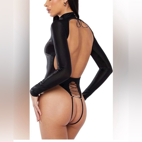 Savage x  fenty sexy black bodysuit - Picture 3 of 10